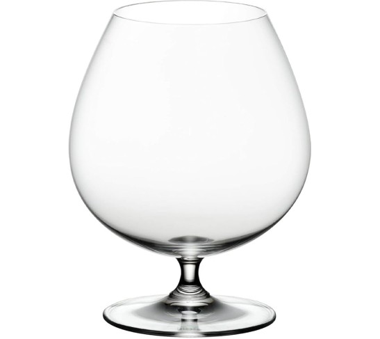 Vinum Crystal Brandy Glass (Set of 4) - Dishwasher Safe, Premium Machine-Made Cocktail Glasses