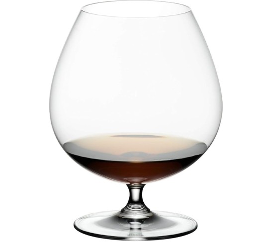 Vinum Crystal Brandy Glass (Set of 4) - Dishwasher Safe, Premium Machine-Made Cocktail Glasses