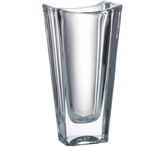 - European Glass - Crystalline - Vase - 12" Height - Made in Europe