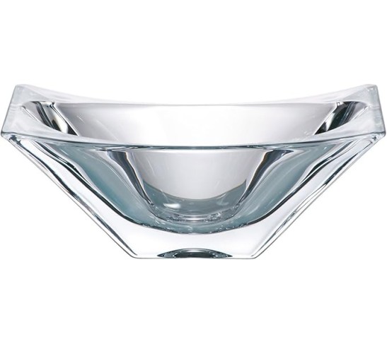 - European Quality Glass - Crystalline - Rectangle Bowl - 10.5" Long, 6.5" Wide - Made in Europe