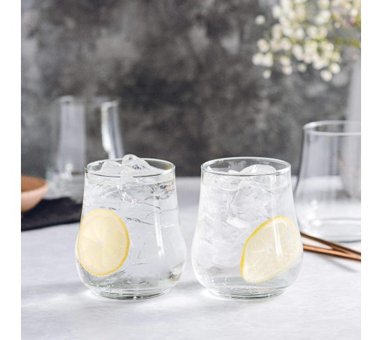 Perfect For Everything Stackable Stemless Glasses, 17-ounce, Set of 6
