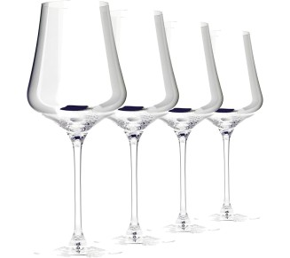 StandArt Crystal Wine Glasses, Set of 4 with Gift Boxes - Premium, Universal Wine Glass for Red and White Wine - Dishwasher Safe, Lead-Free, 16 oz.