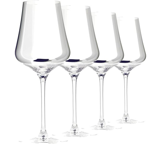 StandArt Crystal Wine Glasses, Set of 4 with Gift Boxes - Premium, Universal Wine Glass for Red and White Wine - Dishwasher Safe, Lead-Free, 16 oz.