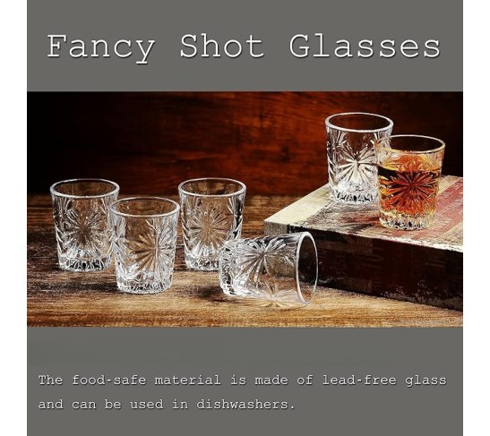 Mini Clear Crystal Snifters, 3 Pack - 1.5oz for Tasting Brandy, Sherry, and Cordials (Set of 3)