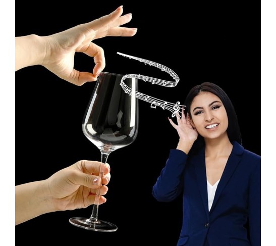 17 oz Crystal Bordeaux Wine Glasses, Set of 3, Hand Blown Lead-Free for Weddings and Special Occasions (Set of 3)