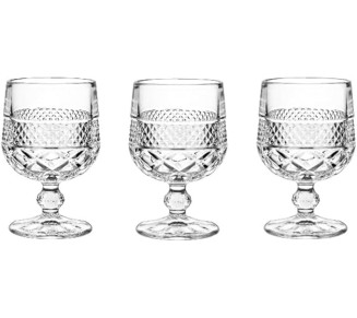 8.5 Oz Crystal Cognac Snifter Glasses - Set of 3 Lead-Free Brandy Glasses for Spirits & Tasting (Set of 3)